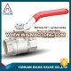 casting iron handle 1.6 mpa middle pressure nickle plated various sizes quick release ball valve pvc ball valve