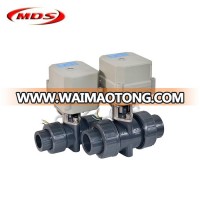 dn10 plastic electrical motorized pvc ball valve