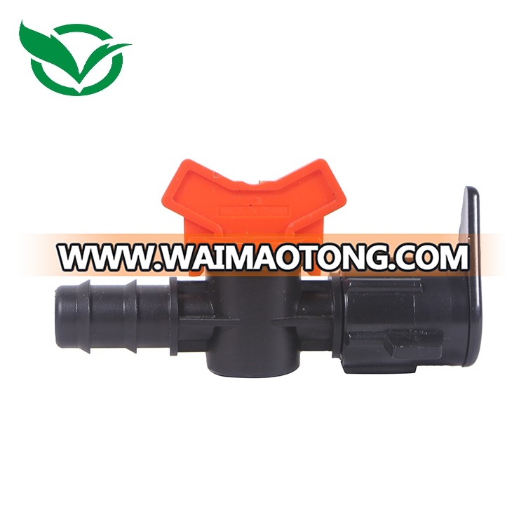 Tubing Irrigation Plastic Red Mini Barb Ball Valve